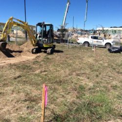 Googong House site cut and Prep2