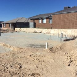 Googong House site cut and Prep6