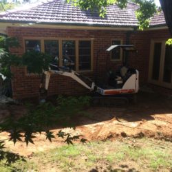 Griffith Excavation for deck