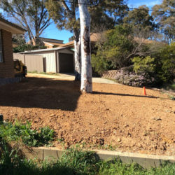 mini digger ground clearing Queanbeyan