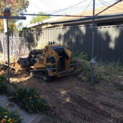 tight access mini digger landscaping ACT